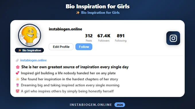 Bio Inspiration for Girls